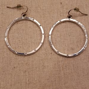 WHBM Silver & Crystal earrings